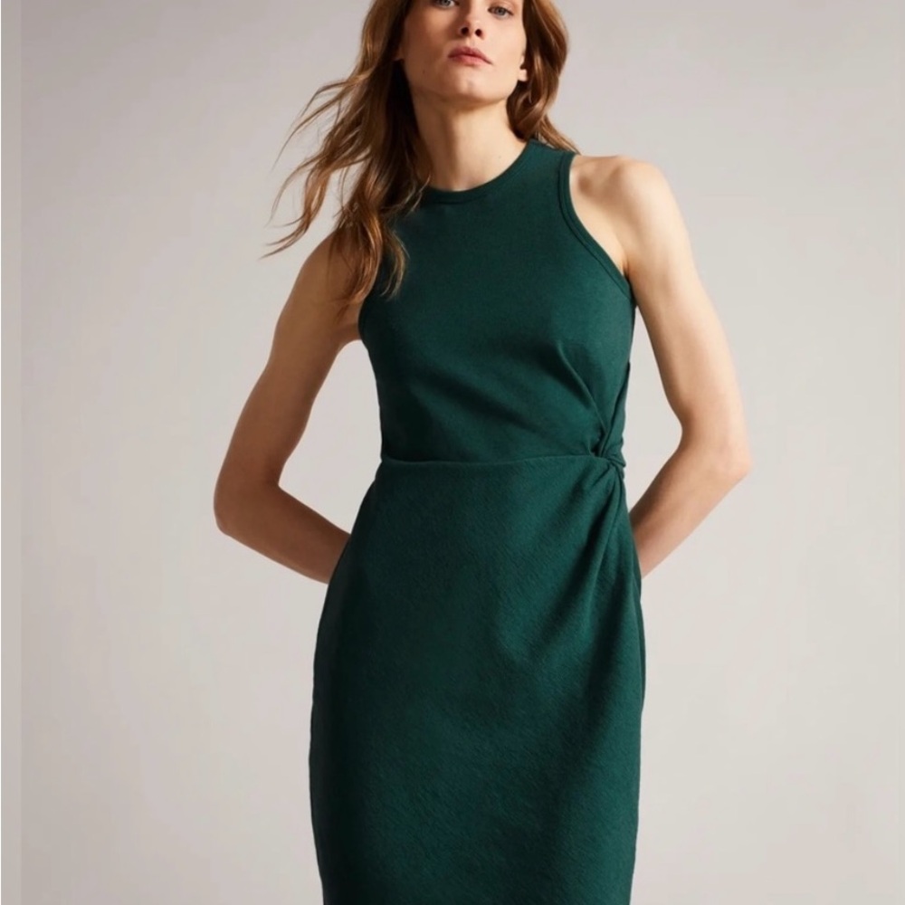 Ted Baker Livviaa Knot Front Jersey Dress
